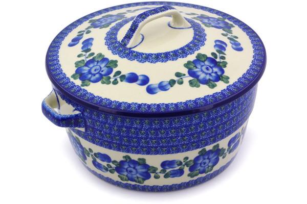 Bakers | Ceramika Artystyczna Dutch Oven 8-inch Blue Poppies Bakers Bakers