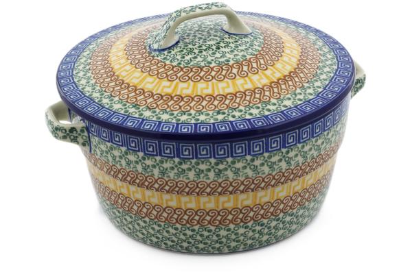 Bakers | Ceramika Artystyczna Dutch Oven 8-inch Grecian Sea Bakers Bakers