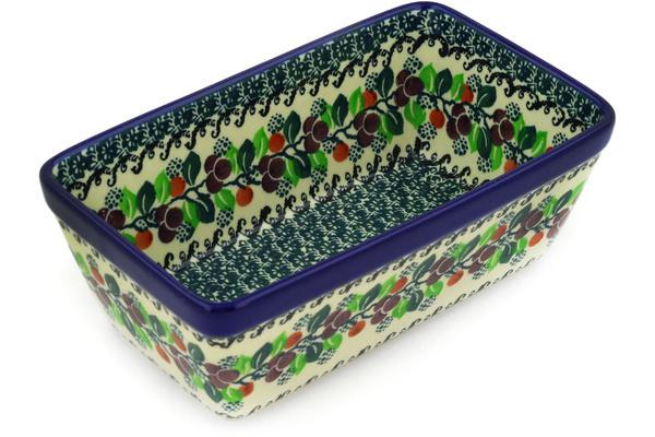 Bakers | Ceramika Artystyczna Loaf Pan 8" Berry Garland Bakers Bakers