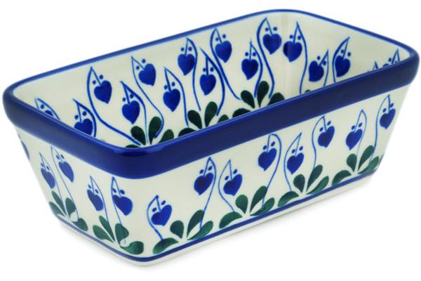 Bakers | Ceramika Artystyczna Mini loaf pan Bleeding Heart Peacock Bakers Bakers