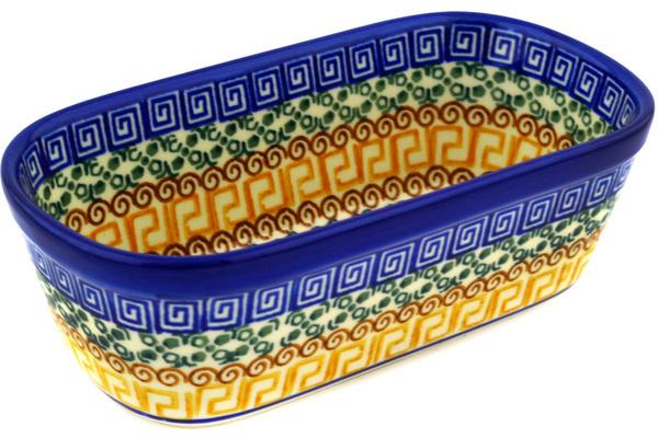 Bakers | Ceramika Artystyczna Mini loaf pan Grecian Sea Bakers Bakers