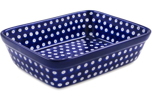 Bakers | Ceramika Artystyczna Rectangular Baker 10" Blue Eyes Bakers Bakers