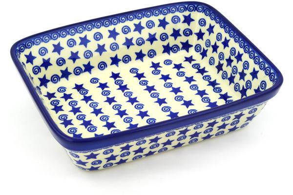 Bakers | Ceramika Artystyczna Rectangular Baker 10" Stars And Fireworks Bakers Bakers