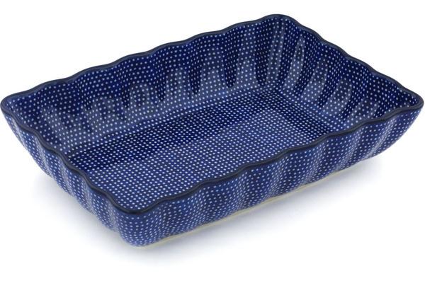 Bakers | Ceramika Artystyczna Rectangular Baker 11" Starry Night UNIKAT Bakers Bakers