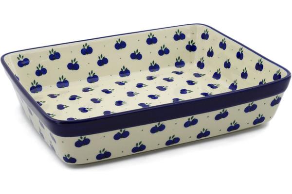 Bakers | Ceramika Artystyczna Rectangular Baker 12" Wild Blueberry Bakers Bakers