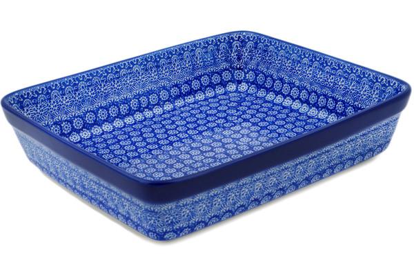 Bakers | Ceramika Artystyczna Rectangular Baker 12" Winter Frost Bakers Bakers