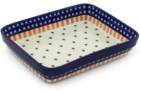 Bakers | Ceramika Artystyczna Rectangular Baker 9" Classic Americana Bakers Bakers