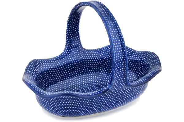 Baskets | Ceramika Artystyczna Basket with Handle 11" Starry Night UNIKAT Baskets Baskets