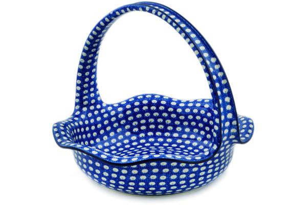 Baskets | Ceramika Artystyczna Basket with Handle 11" Stepping Stones Baskets Baskets