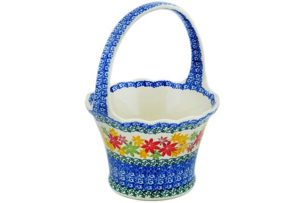 Baskets | Ceramika Artystyczna Basket with Handle 8" Fall Vibes Baskets Baskets