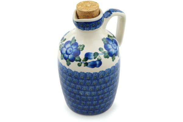 Bottles | Ceramika Artystyczna Bottle 16 oz Blue Poppies Bottles Bottles