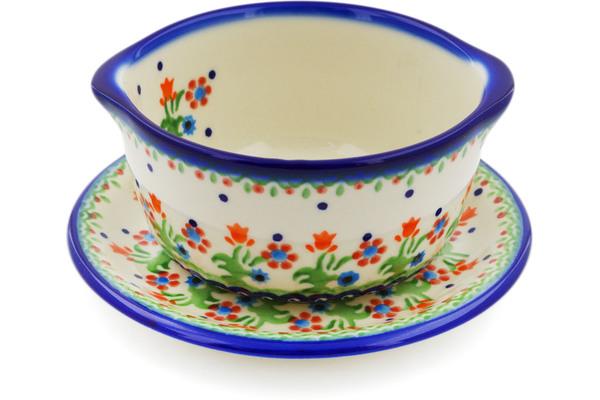 Bouillon Cups | Ceramika Bona Bouillon cup with saucer Spring Flowers Bouillon Cups Bouillon Cups