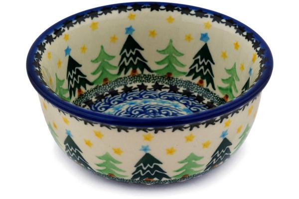 Bowls | Ceramika Artystyczna Bowl 5" Christmas Evergreen Bowls Bowls