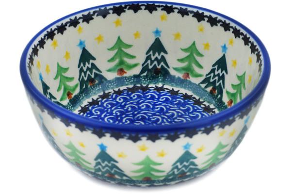 Bowls | Ceramika Artystyczna Bowl 5" Christmas Evergreen Bowls Bowls