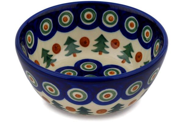 Bowls | Ceramika Artystyczna Bowl 5" Cranberries And Evergree Bowls Bowls