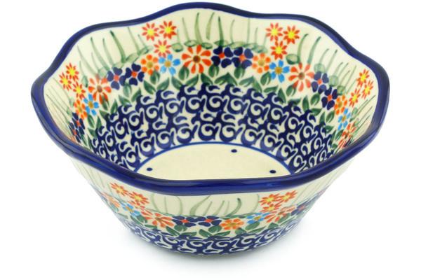 Bowls | Ceramika Bona Fluted Bowl 7" Blissful Daisy Bowls Bowls