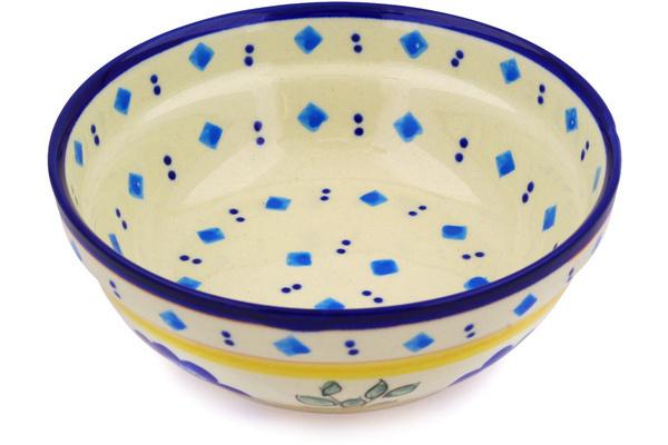 Bowls | Zaklady Ceramiczne Bowl 7" Blue Diamond Flowers Bowls Bowls