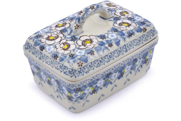 Butter Dishes | Ceramika Artystyczna Butter box Pansy Parade UNIKAT Butter Dishes Butter Dishes