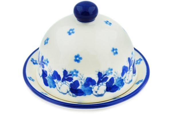 Butter Dishes | Ceramika Artystyczna Butter Dish 4" Blue Spring Butter Dishes Butter Dishes