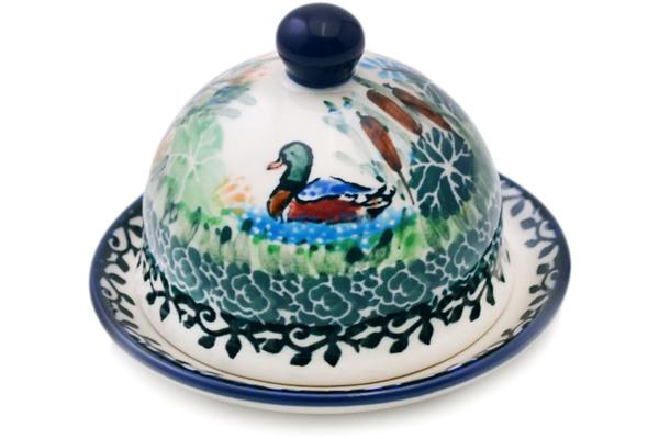 Butter Dishes | Ceramika Artystyczna Butter Dish 4" Mallard Meadow UNIKAT Butter Dishes Butter Dishes