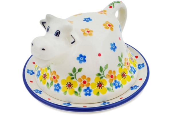 Butter Dishes | Ceramika Artystyczna Butter Dish 5" Country Spring Butter Dishes Butter Dishes