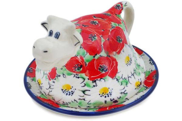 Butter Dishes | Ceramika Artystyczna Butter Dish 5" Spring Blossom Harmony UNIKAT Butter Dishes Butter Dishes