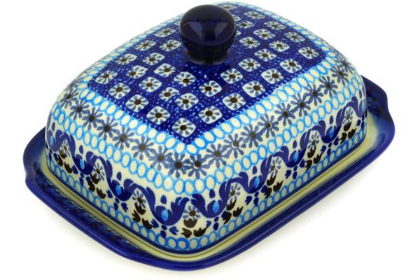 Butter Dishes | Ceramika Artystyczna Butter Dish 7" Blue Ice Butter Dishes Butter Dishes