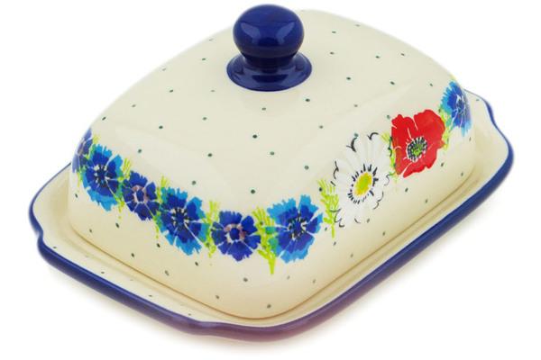 Butter Dishes | Ceramika Artystyczna Butter Dish 7" Polish Country Butter Dishes Butter Dishes