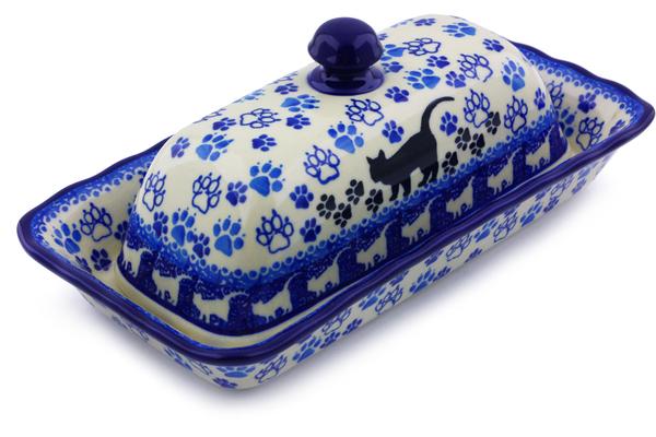 Butter Dishes | Ceramika Artystyczna Butter Dish 9" Boo Boo Kitty Paws Butter Dishes Butter Dishes