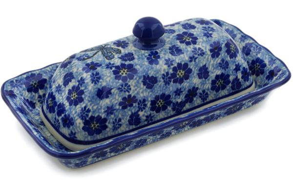 Butter Dishes | Ceramika Artystyczna Butter Dish 9" Misty Dragonfly Butter Dishes Butter Dishes