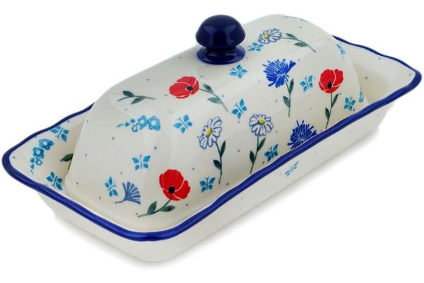 Butter Dishes | Ceramika Artystyczna Butter Dish 9" Picking Field Butter Dishes Butter Dishes