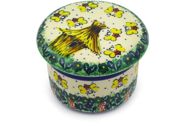 Butter Dishes | Ceramika Artystyczna French Butter Dish Bee Happy UNIKAT Butter Dishes Butter Dishes