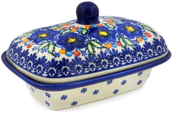 Butter Dishes | Ceramika Bona Butter Dish 7" Lightbug Garden UNIKAT Butter Dishes Butter Dishes