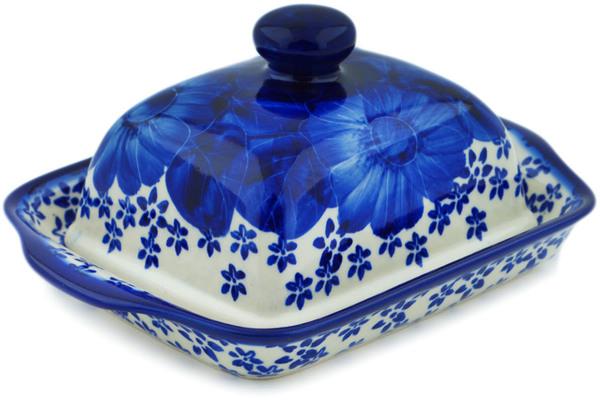 Butter Dishes | Ceramika Bona Butter Dish 8" Divine Cobalt UNIKAT Butter Dishes Butter Dishes