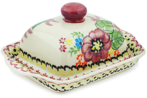 Butter Dishes | Ceramika Bona Butter Dish 8" Still Meadow UNIKAT Butter Dishes Butter Dishes