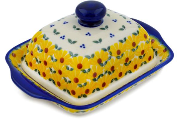 Butter Dishes | Ceramika Bona Butter Dish 8" Sunset Bloom Fiesta Butter Dishes Butter Dishes