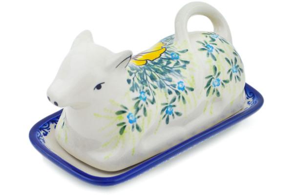 Butter Dishes | Ceramika Nina Butter Dish 8" Bright Blooms Butter Dishes Butter Dishes