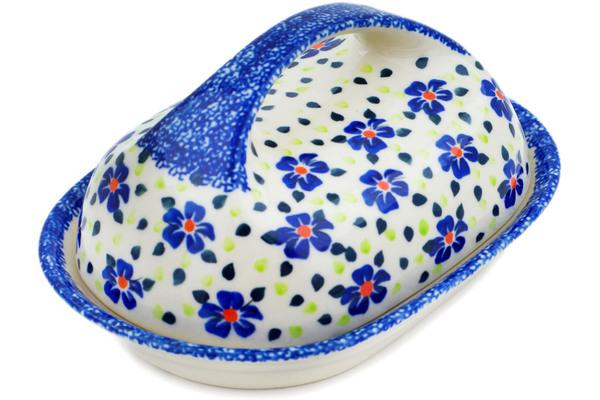 Butter Dishes | Cergor Butter Dish 5" Hope Flowes UNIKAT Butter Dishes Butter Dishes