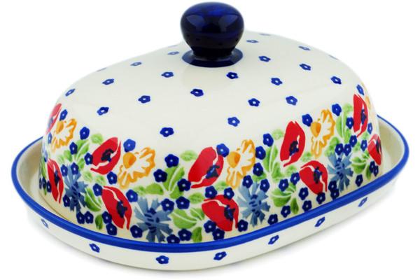 Butter Dishes | Manufaktura Butter Dish 6" Flower Garden UNIKAT Butter Dishes Butter Dishes