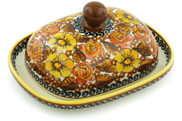 Butter Dishes | Zaklady Ceramiczne Butter Dish 8" Autumn Glow UNIKAT Butter Dishes Butter Dishes