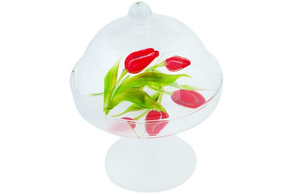 Cake Stands | Artland Cake Stand 9" Frosty Tulips Cake Stands Artland