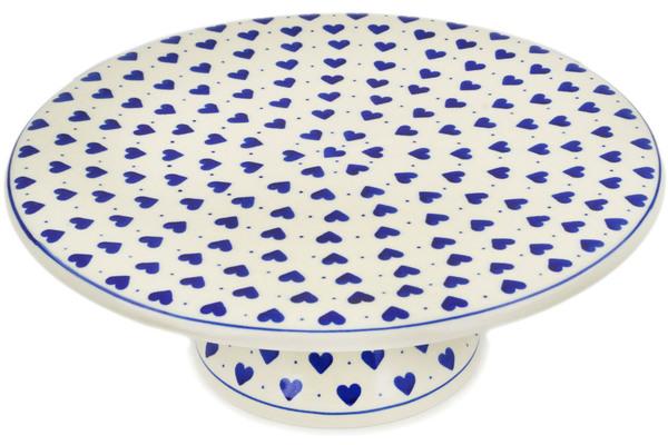 Cake Stands | Ceramika Artystyczna Cake Stand 11" Hearts Delight Cake Stands Cake Stands