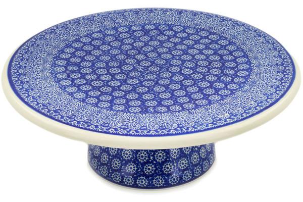 Cake Stands | Ceramika Artystyczna Cake Stand 11" Winter Frost Cake Stands Cake Stands