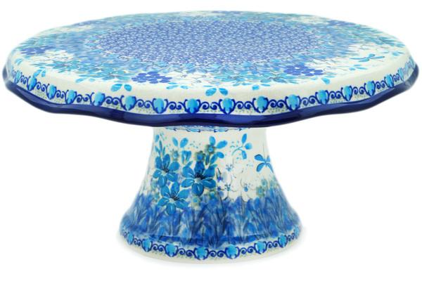 Cake Stands | Ceramika Artystyczna Cake Stand 12" Dragonfly Blues UNIKAT Cake Stands Cake Stands