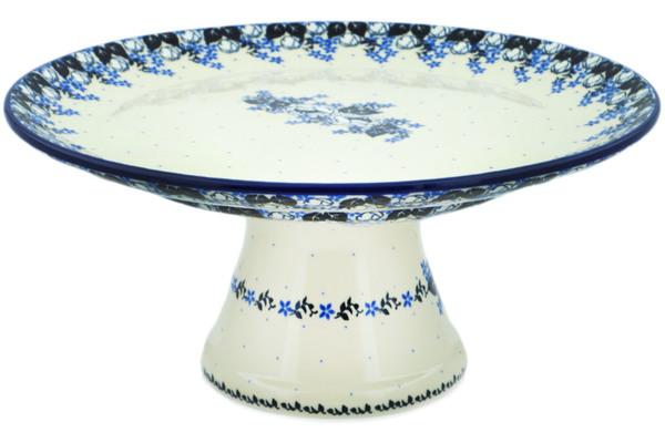 Cake Stands | Ceramika Artystyczna Cake Stand 12" Flowers At Dusk Cake Stands Cake Stands