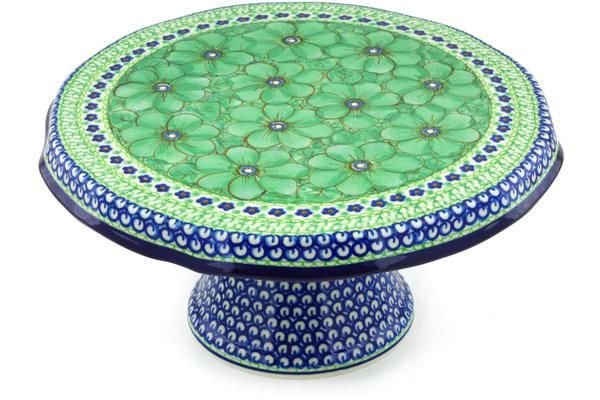 Cake Stands | Ceramika Artystyczna Cake Stand 12" Key Lime Dreams UNIKAT Cake Stands Cake Stands