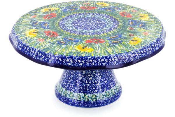 Cake Stands | Ceramika Artystyczna Cake Stand 12" Lucky Ladybug UNIKAT Cake Stands Cake Stands