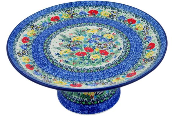 Cake Stands | Ceramika Artystyczna Cake Stand 12" Polish Garden UNIKAT Cake Stands Cake Stands