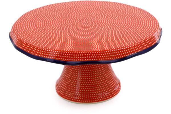 Cake Stands | Ceramika Artystyczna Cake Stand 12" Red Sea UNIKAT Cake Stands Cake Stands