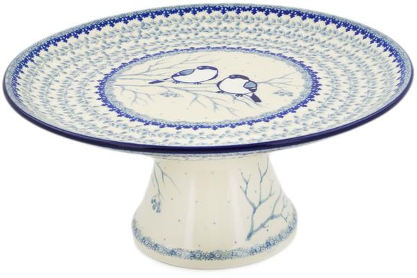 Cake Stands | Ceramika Artystyczna Cake Stand 12" Waiting Birds UNIKAT Cake Stands Cake Stands